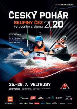 CP CEZ 2020 vodni slalom VELTRUSY